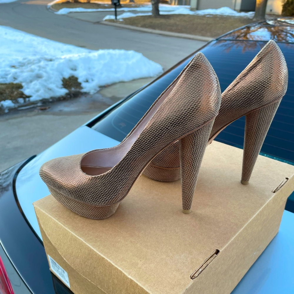 Bronze Pumps
